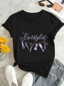Women T-Shirts - Black - View 1
