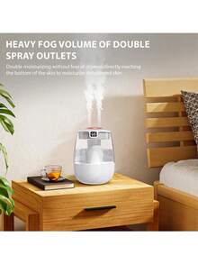 2.2L Bedroom Home Electric Aroma Diffuser, Essential Oil Humidifier, USB Powered, Top Fill, Suitable For Large Rooms, Digital Display, Night Light, 3 Mist Modes, Auto Shut-Off, Quiet Operation - Multicolor - View 7