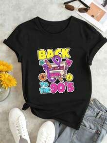 Women T-Shirts - Black - View 1