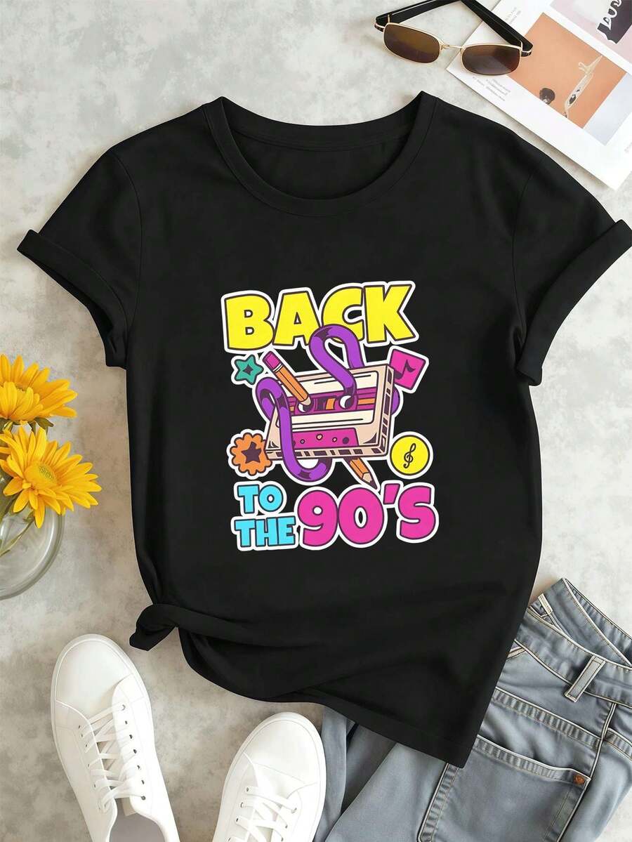 Women T-Shirts - Black - View 1