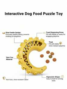 3pcs Dog Puzzle Interactive Toy Set - Chew Toys For Small/Medium Breed Puppies, Indoor/Outdoor Training Gift - Multicolor - View 3