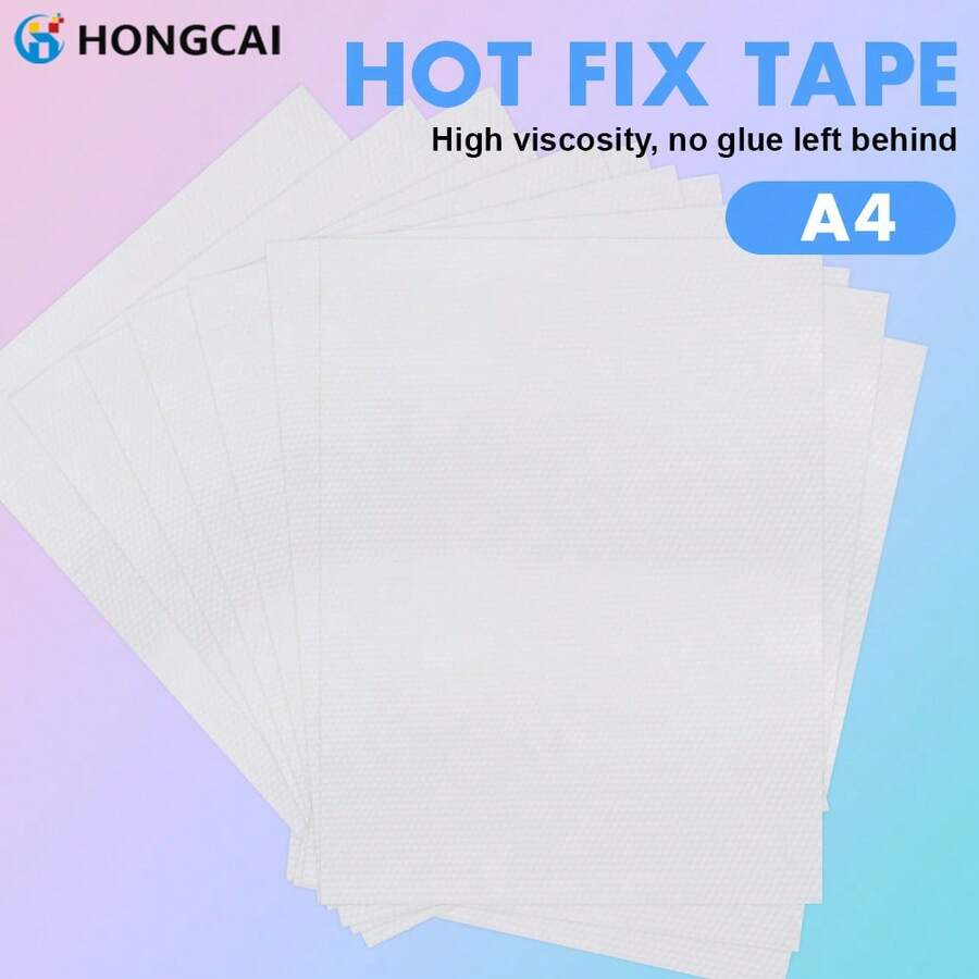 30pcs A4 Size Heat Transfer Vinyl Rhinestone Positioning Paper - Thermal Transfer Vinyl Rhinestone Positioning Film Paper, White Acrylic Rhinestone Heat Press Transfer Paper