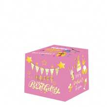 Scatola regalo per soldi per compleanno, scatola portasoldi estraibile, include adesivi fai-da-te e biglietto di auguri. Adatto a tutte le età, scatola regalo sorpresa per soldi, adatta a donne, ragazze, bambini e adulti (rosa) - Visualizzare 3
