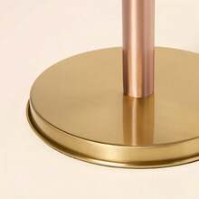 13.75" Paper Towel Holder Copper Finish -  With Magnolia - 1 - View 3