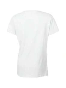 Women's Fashion Casual Crew Neck T-Shirt, Mother's Day Gift | Short Sleeve, Slightly Stretchy Fabric, Geometric Design, Pastry Theme, Ideal For Everyday Sports And As A Gift For Friends And Family - Unisex 100% Pure Cotton T-Shirt, Urban Vintage Style, Crew Neck And Loose Fit. - 白色 - 查看 3