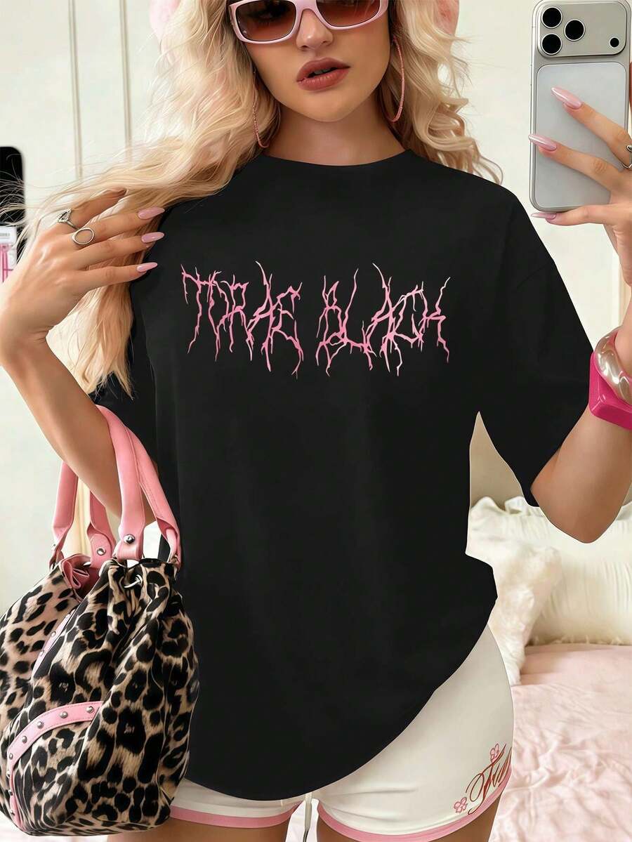 Women T-Shirts - Black - View 1
