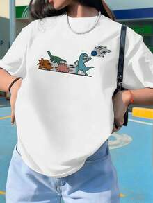 Women T-Shirts - White - View 1