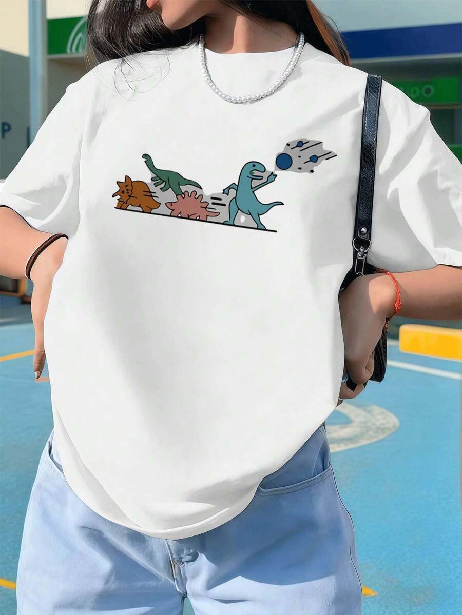 Women T-Shirts - White - View 1