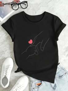 Women T-Shirts - Black - View 2