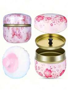 1 Bộ hộp phấn phủ dạng bột 80g kèm bông phấn (Không bao gồm phấn), Thích hợp dùng khi tắm và du lịch, kèm bông phấn và hộp phấn, Quà tặng Giáng sinh, Ngày lễ, Halloween, Ngày Valentine, Eid, Ngày của Mẹ, Hướng dẫn chọn quà ngày lễ - Nhiều màu - Xem 1