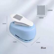 New Stamp Border DIY Punch Stamp Shape Craft Punch Embossing Machine Round Hole Punch Toothed Puncher Embosser - A - View 9