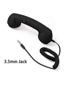 Retro Phone Handset For Cell Phones – Wired Vintage Telephone Handset With 3.5mm Jack, Built-In Microphone , For Smartphones, Tablets, And Computers - View 16