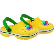 Kidstep Copa Soccer Children's Sandal - Comfortable And Fun LED Papete - 黃色 - 查看 3
