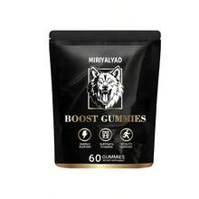 Miriyalyad Men's Boost Gummies, 60 Count, Energy & Stamina Support Dietary Supplement - 1PCS - 查看 1