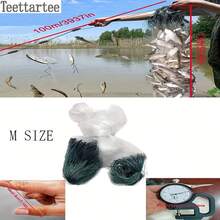 Teettartee Jaring Ikan Nilon 3 Lapis untuk Memancing di Luar Ruangan dan Berkemah, Jaring Insang Ikan Mas, Jaring Gantung, Jaring Pancing, Ketebalan 2.0, Ukuran Jala 8cm, Cocok untuk Menangkap Ikan Besar, Jaring Insang Ekstra Panjang - MultiWarna - View 14