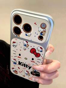 SANRIO 泰迪熊蓝色猫咪表情玻璃手机壳，瞬间变身防摔壳，全方位保护摄像头，适用于 17/17Air/17Pro/17ProMax、16/16Plus/16Pro/16ProMax、15/15Plus/15Pro/15ProMax、14/14Plus/14Pro/14ProMax、13/13Pro/13ProMax、12/12Pro/12ProMax、11/11Pro Max，防尘，高性价比，热门款 - 彩色 - 查看 4