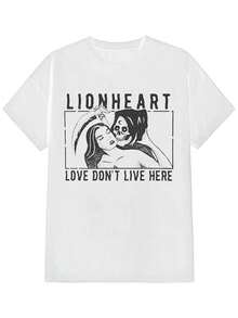 Lionheart Love Don't Reaper S1Hirt Lionheart Band T1EE Lionheart Hoodie Lionheart Sweater Lionheart European Tour 2026 - Blanco - Ver 2