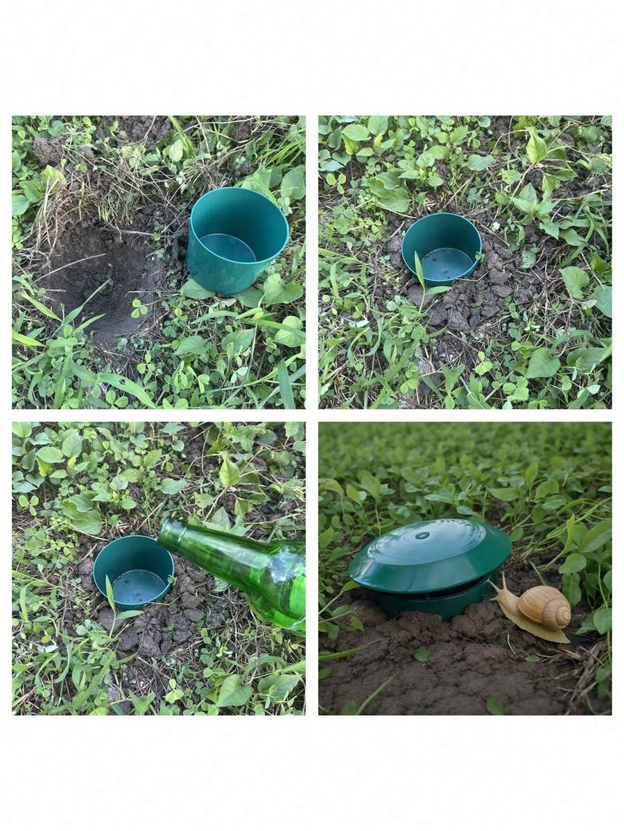 1 chiếc bẫy ốc sên và sên trần bền chắc - Lồng nhựa dùng cho rau và hoa, diệt trừ sâu bệnh, bẫy sên trần trong vườn. - Một kích cỡ phù hợp cho tất cả - Xem 1