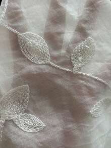 Camisa sin mangas de mujer con bordado y volantes - Blanco - Ver 6