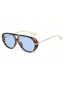SeeBand Fashion Aviator For Women And Men, Retro Oversized Round Glasses, Retro Shield Large Frame Fashion Glasses, European And American Style Fashion Glasses, Outdoor Travel And Street Style Accessories, Fashion Glasses For Women, Autumn/Winter Clothing, Beach Accessories, Retro Y2K Basic Business Casual Gift - Multicolor - View 31