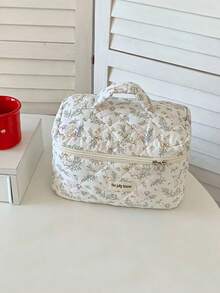1 chiếc: Túi đựng mỹ phẩm họa tiết ngỗng trắng dễ thương - Dung tích lớn, thiết kế hoa văn, túi đựng đồ dùng cá nhân cho nữ. Chiếc túi trang điểm du lịch di động này rất lý tưởng cho các cô gái năng động. Túi đa năng này có thể đựng son môi, đồ dùng vệ sinh, tiền xu, chìa khóa, cọ trang điểm, mỹ phẩm và các sản phẩm chăm sóc da. Lý tưởng cho các kỳ nghỉ. - trắng - Xem 9