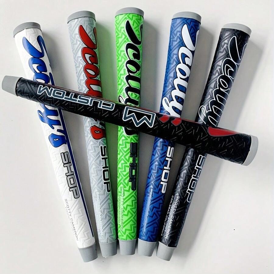 1pc Golf Club Grip, Rubber PU Putter Grip, Anti-Slip & Durable - Multicolor - View 1