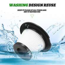 4 Set Replacement Filters Strainer Screen For K17 Cordless Vacuum Cleaner Replace Filter Parts - Multicolor - View 4