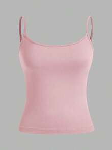 Set de 3 camisetas de tirantes ajustadas informales para mujer, adecuadas para el verano - Multicolor 9 - Ver 7