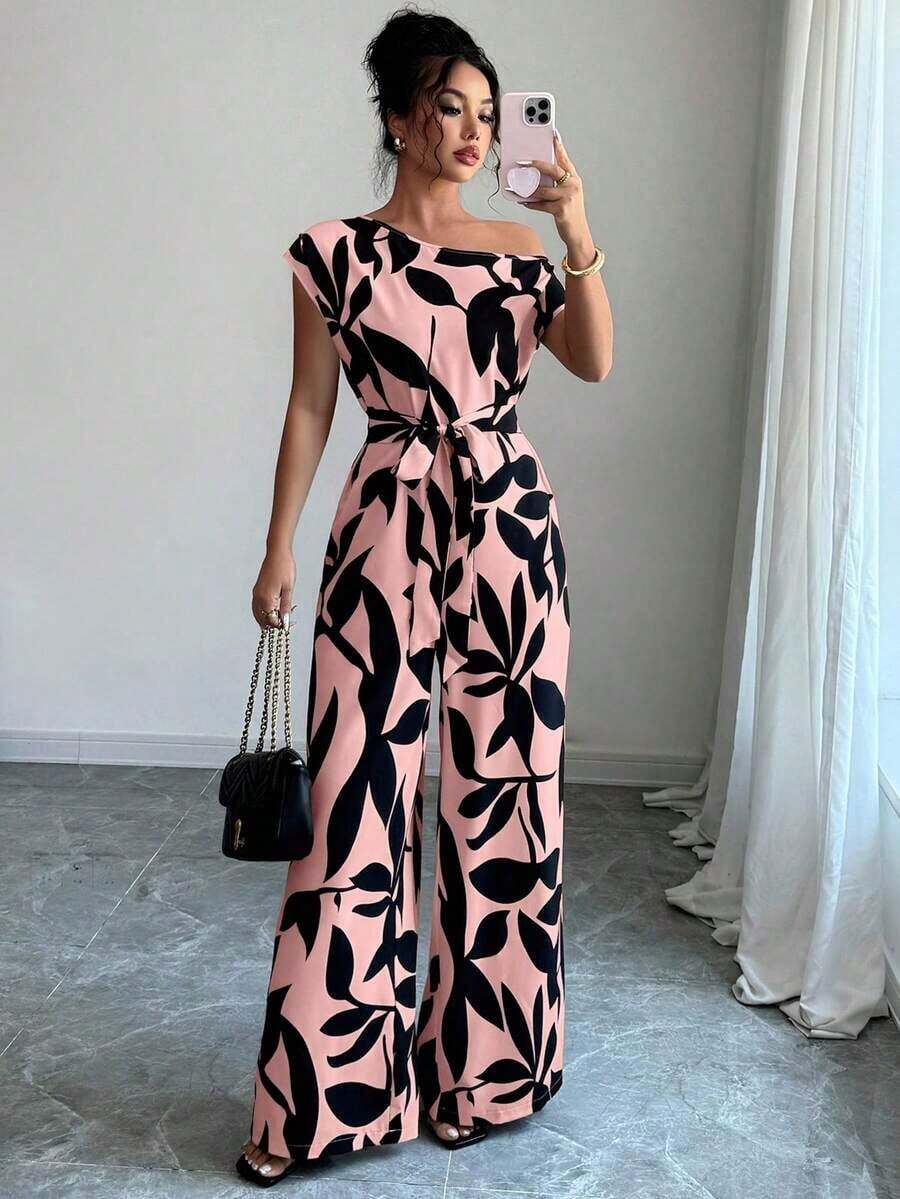 elegante de verano estilizador con estampado para mujer, ideal para vacaciones - Multicolor 2 - Ver 1