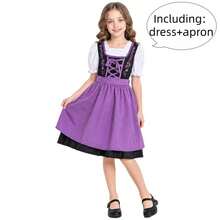 4-Color Beer Theme Dress For Girls, Children Party Performance Dress, School Activities, Festival Stage Show, Cute Costume - Multicolor - View 22