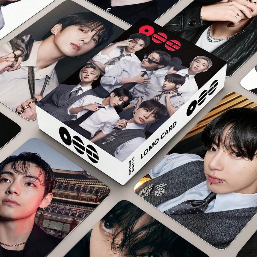 Laser Photo Cards, K-Pop Star Selfie Photocards, Fans Collectible LOMO Cards - Multicolor - View 1