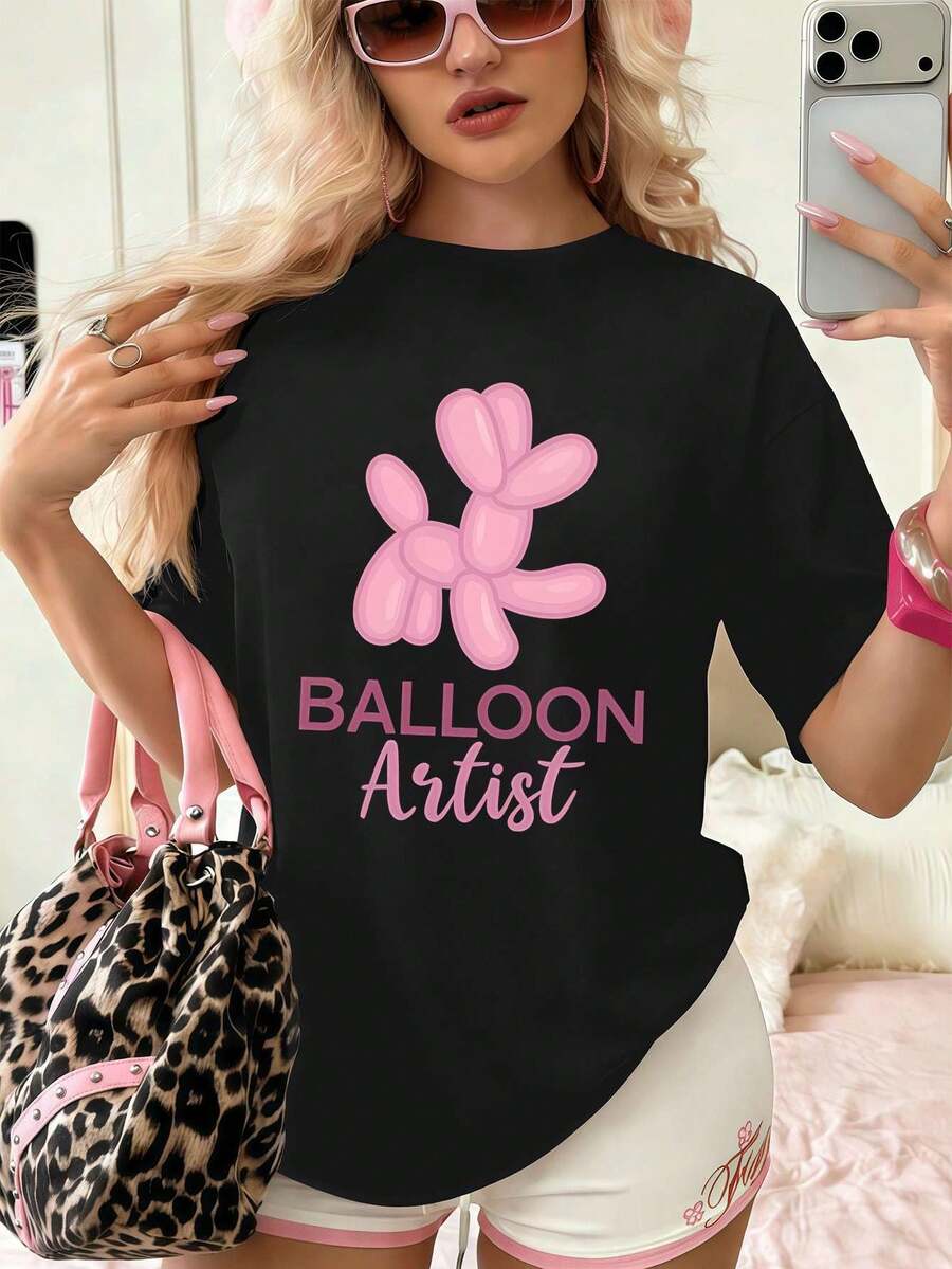 Women T-Shirts - Black - View 1