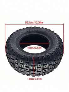 Neumático sin cámara de 14 pulgadas para patinete eléctrico 14X5.0-6.5 130/70-6.5 para FLJ K6 E2 K14 Patinete eléctrico Repuestos de buena calidad - neumático sin cámara - Ver 2