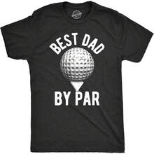 Camisetas unisex de manga corta, divertidas camisetas de golf para hombre, estilo "mejor papá" y otras camisetas de golf con temática de papá, playeras hombre, spiderman, ,  mujer, romwe men, boho chic, regalos para maestros, camisetas de mujer, conjuntos curvy para mujer, y2k. - Negro - Ver 1