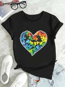 Women T-Shirts - Black - View 2