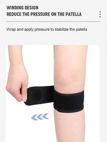1pc Professional Sports Running Fitness Cycling Skipping Rope Lightweight Adjustable Patella Strap - Multicolor - View 6