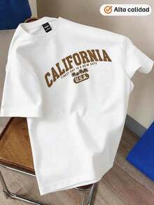 Summer Men's Crew Neck T-Shirts Gym Leisure Vacation High Quality Men's Shirts Fashion Prints Y2K Men's Clothing Festival Sweatshirt Men's Sets Men's Gifts Local Mexico - 白色 - 查看 7