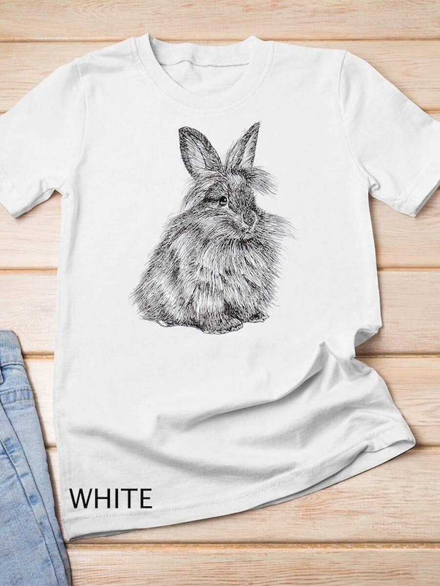 Cute Lionhead Bunny Rabbit Sketch S1Hirt Rabbit Lover T1S1Hirt Sweahirt.