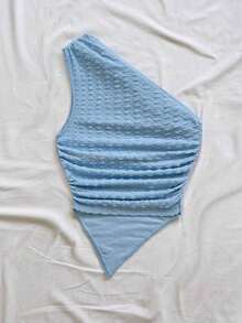 Blusa casual de vacaciones con estampado de vaca al estilo occidental, adecuada para bodas en la playa, fiestas de graduación, brunch, Día de San Patricio, vacaciones de primavera, Pascua, festivales de música, elegante estilo boho tropical - Azul - Ver 2