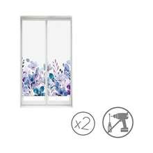 KIWI | Pack Of 2 Translucent Roller Blinds, Tool-Free Installation, Sizes From 40 To 90 Cm Wide And From 150 To 180 Cm High, Easyfix Drill-Free Installation, Available In 5 Models - Violet Purple - View 3
