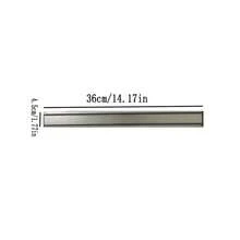 1 pieza Soporte magnético para cuchillos montado en la pared, estante de metal para cuchillos de cocina, instalación con taladro, imán fuerte, ahorra espacio, fácil de acceder y limpiar, perfecto para la cocina y áreas de comedor - Multicolor - Ver 12