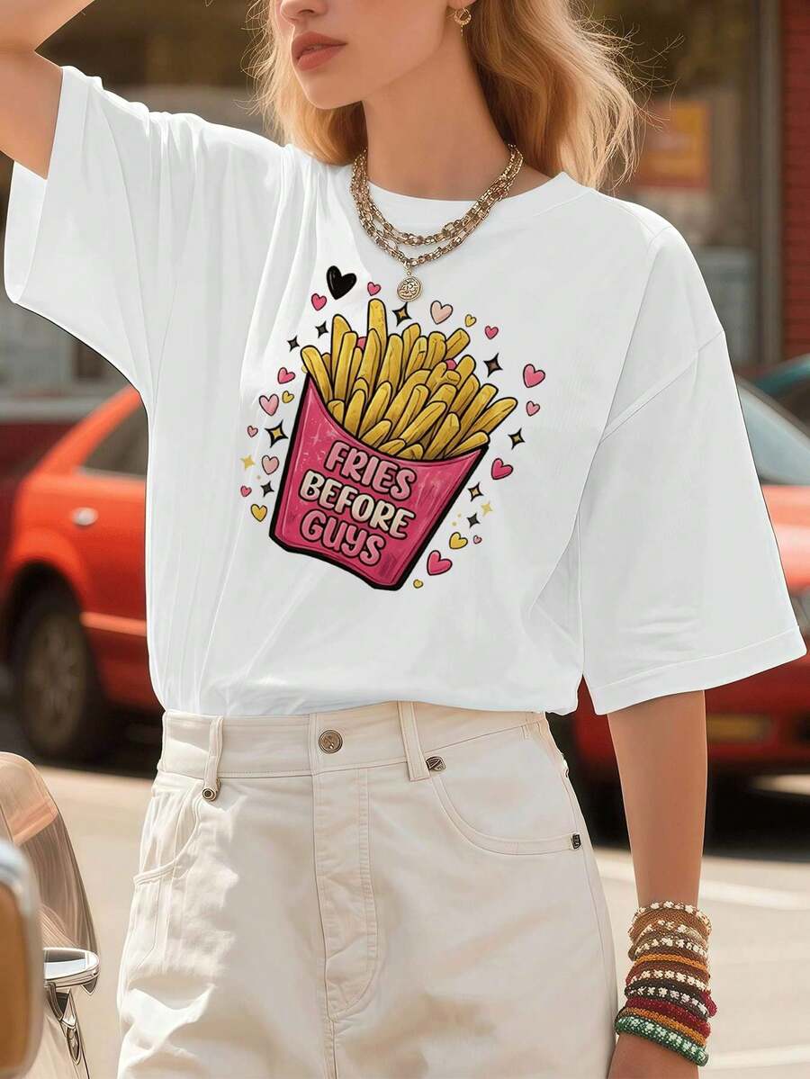 Women T-Shirts - White - View 1