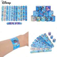 Disney Bộ 24 vòng tay co giãn màu xanh dương chủ đề Stitch hoạt hình, họa tiết Stitch dễ thương, thích hợp làm quà tặng sinh nhật, quà tặng tiệc tùng và phần thưởng trong lớp học. - Nhiều màu - Xem 10