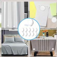 4/6/8pcs Curtain Weights, Tablecloth Weights, Curtain Windproof Weights, Shower Curtain Weights, Waterproof Heavy Duty Magnets, Prevent Curtain Liners From Blowing Around, Suitable For Curtains, Tablecloths, Flags, Outdoor Curtains - A - View 6