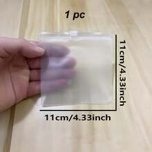5/10/15/20pcs Multi-Size Transparent Frosted Cable Storage Bags, Zipper Storage Pouches, Travel Toiletry Bags, Makeup Bags, Coin Purses, Suitable For Home, Vacation, Halloween, Christmas - Clear - View 16