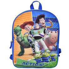 Disney Toy Story 5 With The Quote "Takin' Action" 15" Blue School And Travel Backpack Ages 3+ - 彩色 - 查看 2