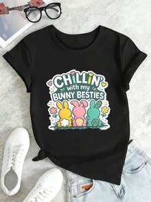 Women T-Shirts - Black - View 2