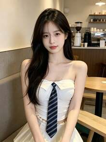 Women Tops - Coffee Brown - View 10
