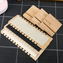 1件裝經典松木項鍊展示架，優雅珠寶收納架，適用手鍊、項鍊，零售展示與收納支架，節日禮物 - 小型 - 查看 3