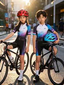 1件裝兒童單車安全帽，輕量耐用多功能運動款，可調節式綁帶，透氣設計，適用單車、滑板、滑板車，適合男孩女孩的完美節日禮物 - 彩色 - 查看 9
